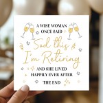 Funny Retirement Card For Women Congratulations On Retirement Funny Retirement Card For Women Congratulations On Retirement