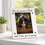 You Are Pawesome Dad Photo Frame Gift From Dog Dad Birthday
