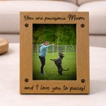 You Are Pawesome Mum Photo Frame Gift From Dog Mum Birthday Gift