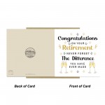 Happy Retirement Card Congratulations on Your Retirement