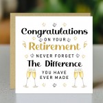 Happy Retirement Card Congratulations on Your Retirement