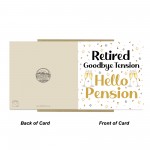 Funny Retirement Card With Kraft Envelope Goodbye Tension