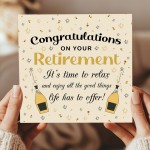 Retirement Card With Kraft Envelope Happy Retirement Card