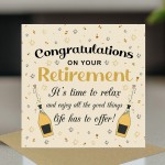 Retirement Card With Kraft Envelope Happy Retirement Card