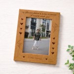 Personalised Gift For Grandma Photo Frame From Granddaughter Son