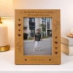 Personalised Gift For Nana Photo Frame From Granddaughter Son