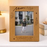 Gift For Mum Personalised Mum Photo Frame Thank You Gift Gift For Mum Personalised Mum Photo Frame Thank You Gift