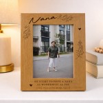 Gift For Nana Personalised Nana Photo Frame Thank You Gift Gift For Nana Personalised Nana Photo Frame Thank You Gift