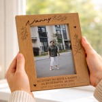 Gift For Nanny Personalised Nanny Photo Frame Thank You Gift