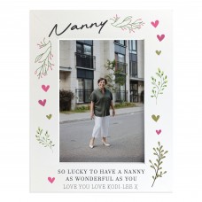 Personalised Nanny Gifts Photo Frame For Nanny From Grandson