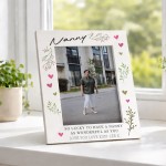 Personalised Nanny Gifts Photo Frame For Nanny From Grandson