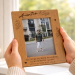 Gift For Auntie Personalised Auntie Photo Frame Thank You Gift