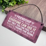 Best Friend Gift Friendship Gifts for Women Funny Friend Plaque