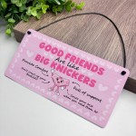 Funny Best Friend Gift Friendship Gifts Hanging Acrylic Plaque