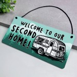 Novelty Caravan Sign Welcome To Our Second Home Plaque Caravan Novelty Caravan Sign Welcome To Our Second Home Plaque Caravan