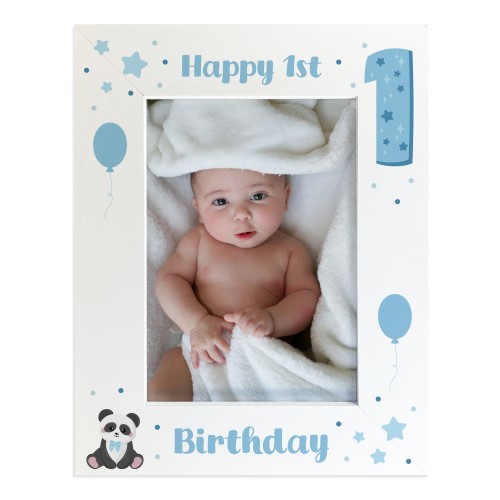 1st Birthday Gift For Baby Boy Son Grandson Nephew 7x5 Frame
