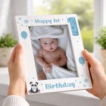 1st Birthday Gift For Baby Boy Son Grandson Nephew 7x5 Frame