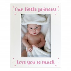 Baby Girl Photo Frame Our Little Princess Nursery Photo Frame
