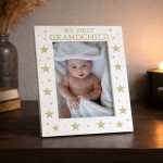 My First Grandchild Photo Frame Gift For Nanny Nan Grandma Nana