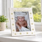 My First Grandchild Photo Frame Gift For Nanny Nan Grandma Nana
