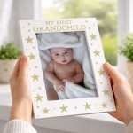 My First Grandchild Photo Frame Gift For Nanny Nan Grandma Nana