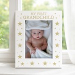 My First Grandchild Photo Frame Gift For Nanny Nan Grandma Nana