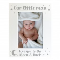 Baby Boy Photo Frame Our Little Man Nursery Photo Frame Baby Boy