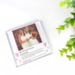 Best Friend Birthday Gift Personalised Photo Acrylic Block