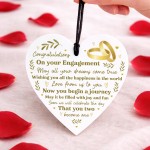 Handmade Congratulations Gift For Couple Acrylic Heart Handmade Congratulations Gift For Couple Acrylic Heart