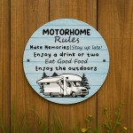 Motorhome Rules Sign Hanging Acrylic Wall Sign Caravan Sign Motorhome Rules Sign Hanging Acrylic Wall Sign Caravan Sign