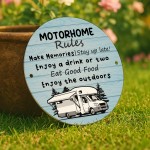Motorhome Rules Sign Hanging Acrylic Wall Sign Caravan Sign Motorhome Rules Sign Hanging Acrylic Wall Sign Caravan Sign