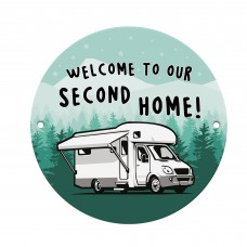Motorohome Sign Hanging Wall Sign Welcome To Our Second Home