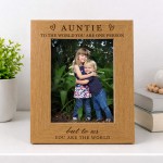 Gift For Auntie For Birthday Christmas 7x5 Photo Frame Gift For Auntie For Birthday Christmas 7x5 Photo Frame