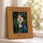 Gift For Auntie For Birthday Christmas 7x5 Photo Frame Gift For Auntie For Birthday Christmas 7x5 Photo Frame
