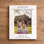 Auntie Present For Birthday Christmas Auntie Photo Frame