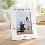 Gift For Engagement Engaged Photo Frame Congratulations Gift