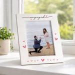 Gift For Engagement Engaged Photo Frame Congratulations Gift