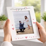 Gift For Engagement Engaged Photo Frame Congratulations Gift