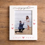 Gift For Engagement Engaged Photo Frame Congratulations Gift