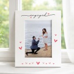 Gift For Engagement Engaged Photo Frame Congratulations Gift