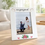 Engaged Photo Frame Gift For Engagement Congratulations Gift