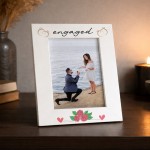 Engaged Photo Frame Gift For Engagement Congratulations Gift