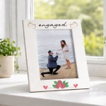 Engaged Photo Frame Gift For Engagement Congratulations Gift