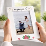 Engaged Photo Frame Gift For Engagement Congratulations Gift