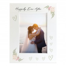 Gift For Wedding Day Happily Ever After 7x5 White Photo Frame