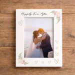 Gift For Wedding Day Happily Ever After 7x5 White Photo Frame