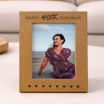 40th Birthday Gifts For Mum Auntie Sister Photo Frame Gift 40th Birthday Gifts For Mum Auntie Sister Photo Frame Gift