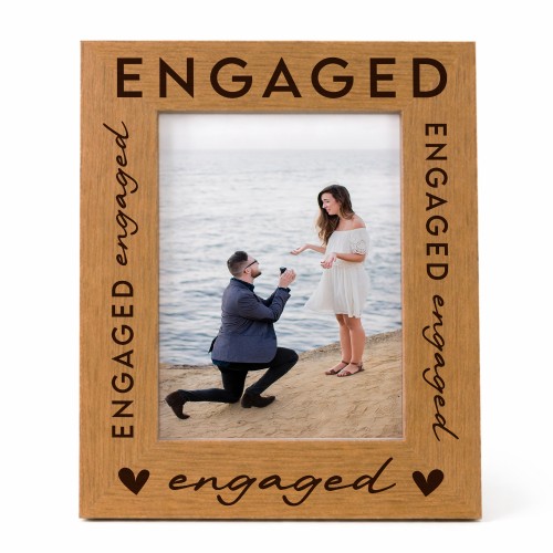 Engagement Gifts for Couple Wooden 7x5 Photo Frame Engagement Gifts for Couple Wooden 7x5 Photo Frame