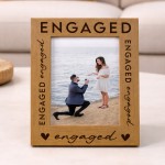 Engagement Gifts for Couple Wooden 7x5 Photo Frame Engagement Gifts for Couple Wooden 7x5 Photo Frame