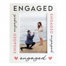 ENGAGED Photo Frame For Couple Engagement Gift Congratulations